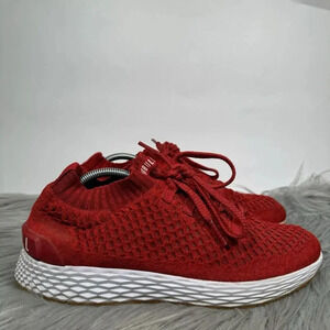 NoBull Allday Knit Shoes Size 11 Red Athletic Sneakers